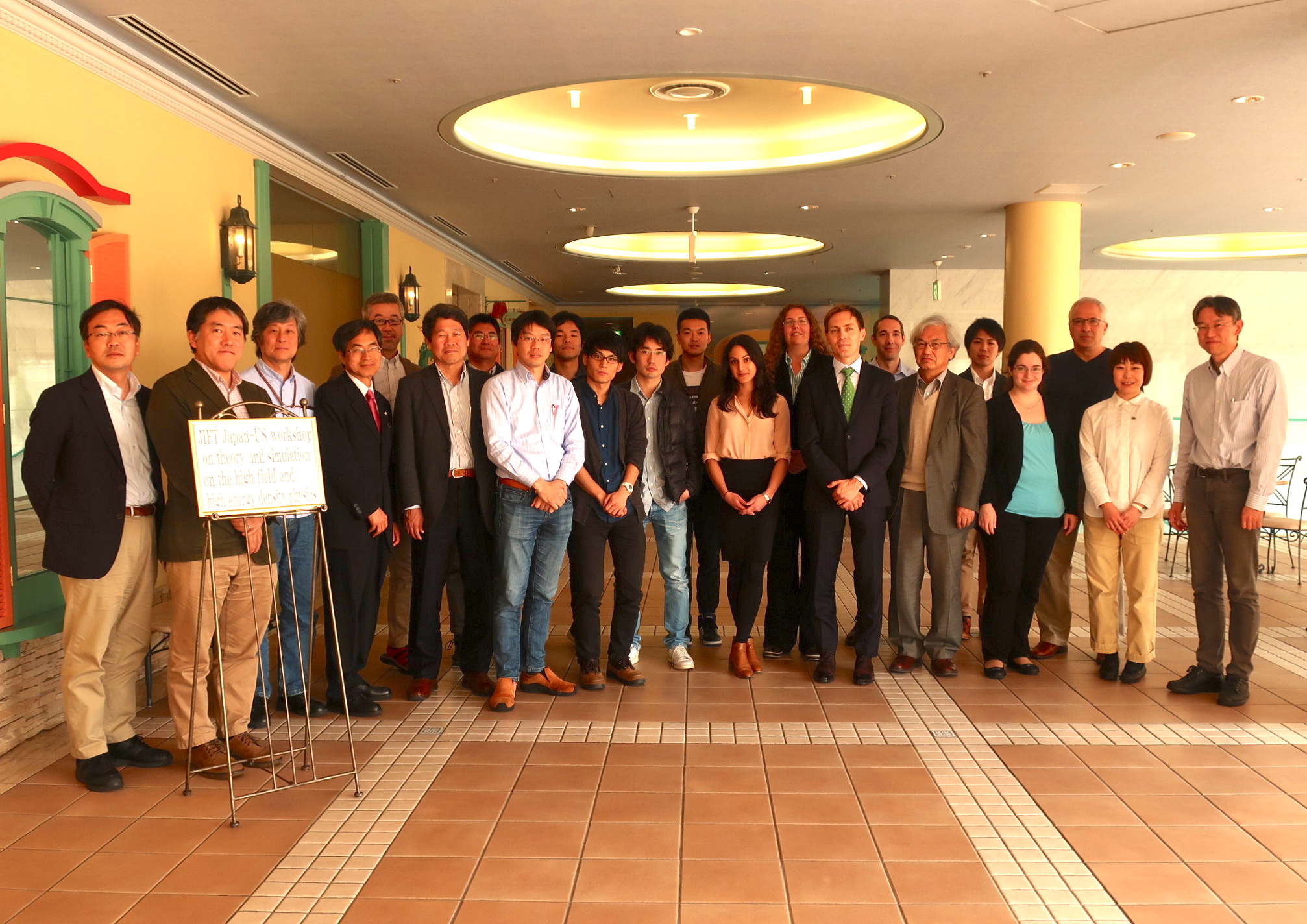 2018 US-Japan Workshop attendees